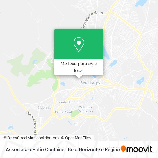 Associacao Patio Container mapa