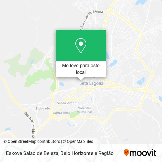 Eskove Salao de Beleza mapa