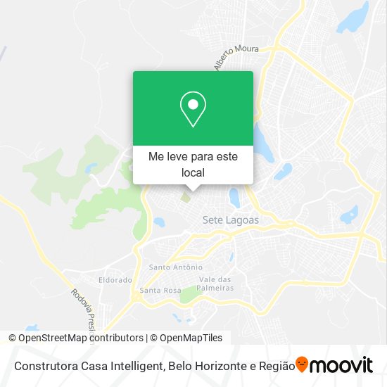 Construtora Casa Intelligent mapa
