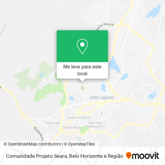 Comunidade Projeto Seara mapa