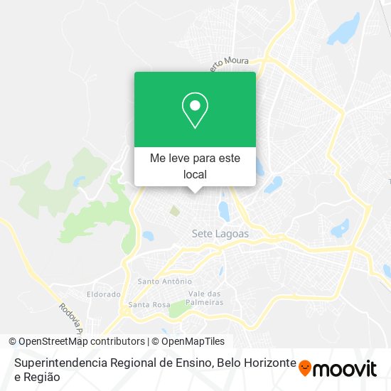 Superintendencia Regional de Ensino mapa