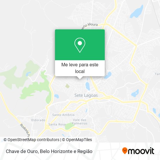 Chave de Ouro mapa