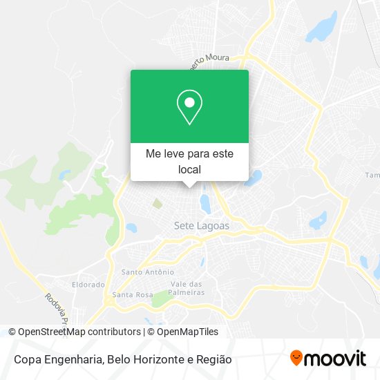 Copa Engenharia mapa