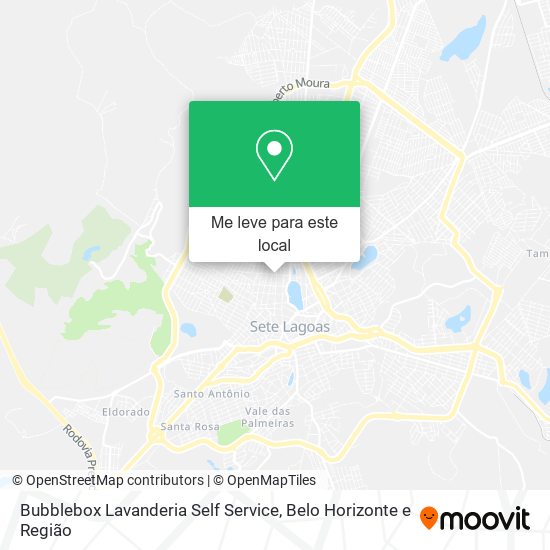 Bubblebox Lavanderia Self Service mapa