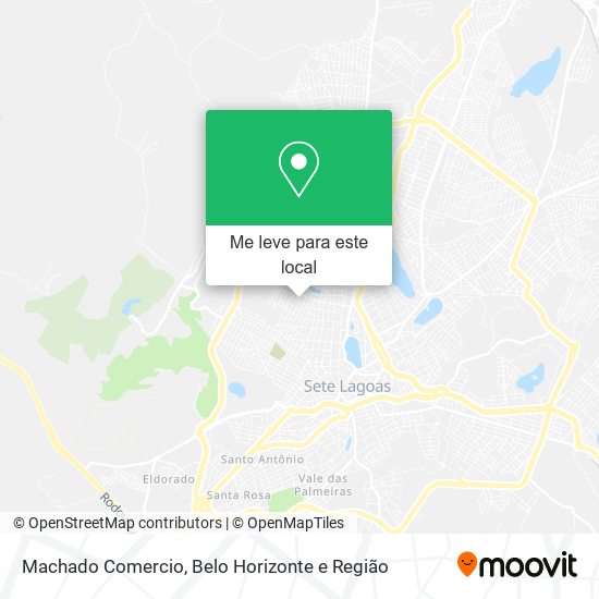 Machado Comercio mapa