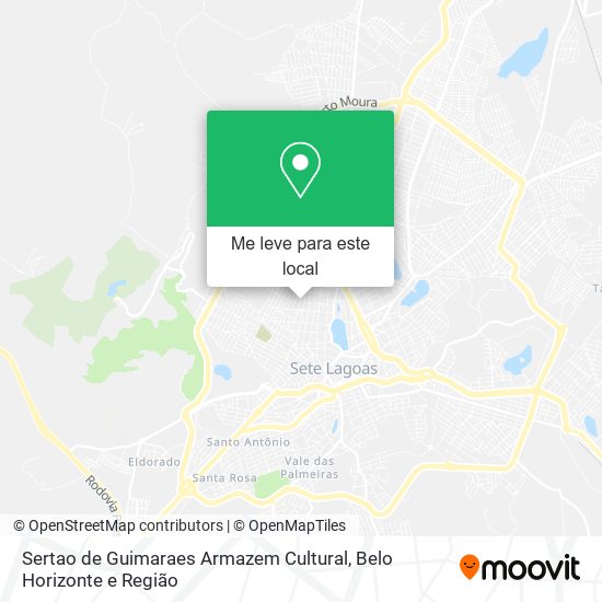 Sertao de Guimaraes Armazem Cultural mapa