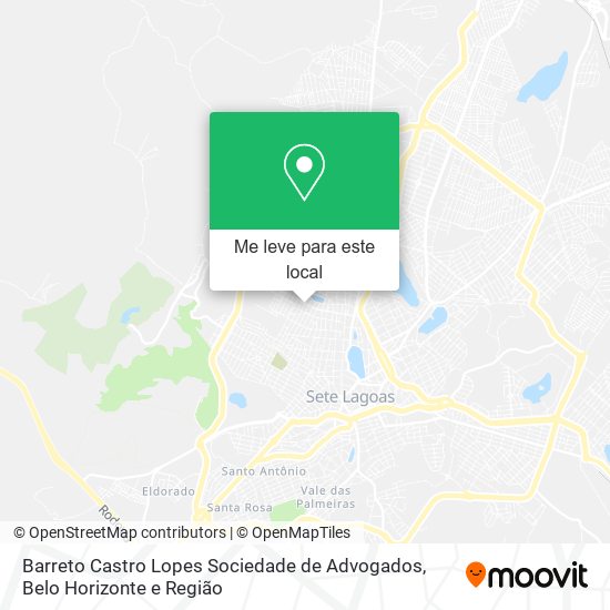 Barreto Castro Lopes Sociedade de Advogados mapa