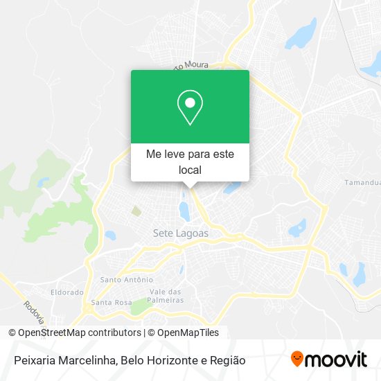 Peixaria Marcelinha mapa