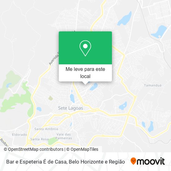 Bar e Espeteria É de Casa mapa