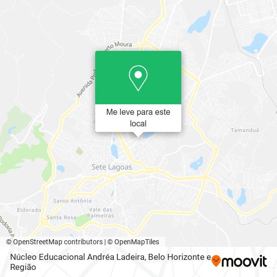 Núcleo Educacional Andréa Ladeira mapa