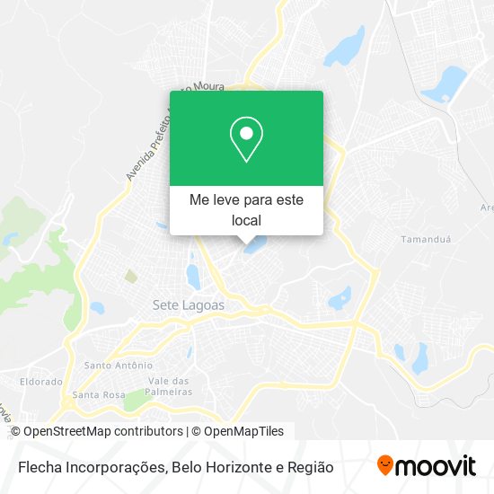 Flecha Incorporações mapa