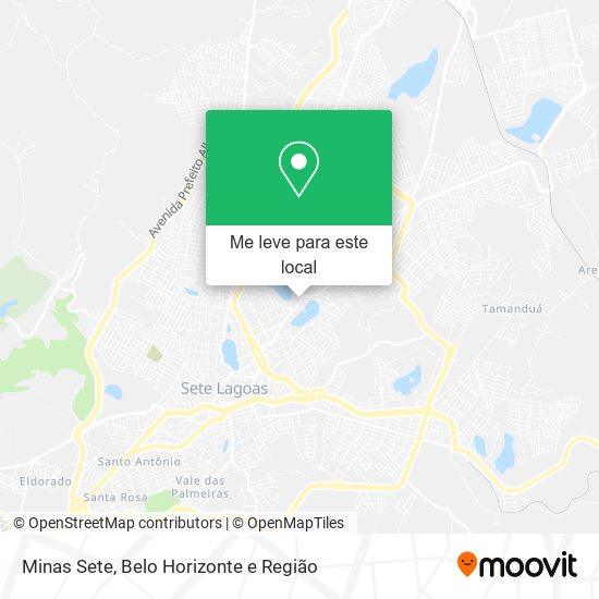 Minas Sete mapa