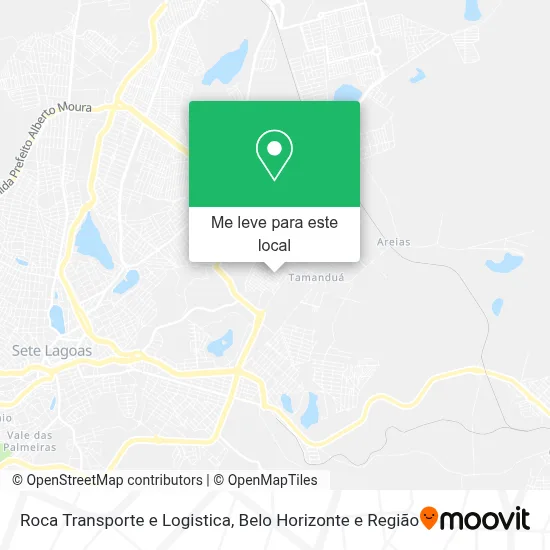 Roca Transporte e Logistica mapa