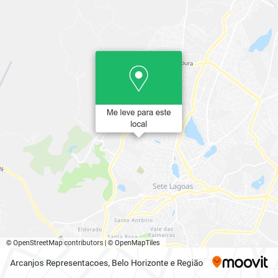 Arcanjos Representacoes mapa