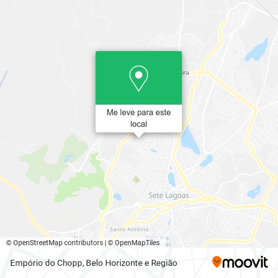 Empório do Chopp mapa