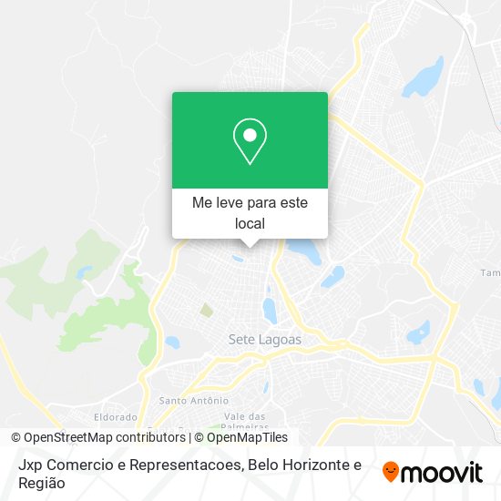 Jxp Comercio e Representacoes mapa