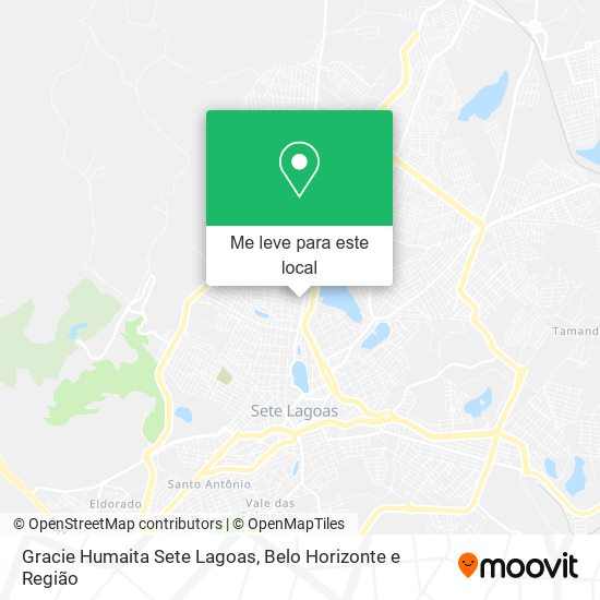 Gracie Humaita Sete Lagoas mapa