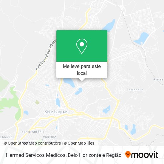 Hermed Servicos Medicos mapa