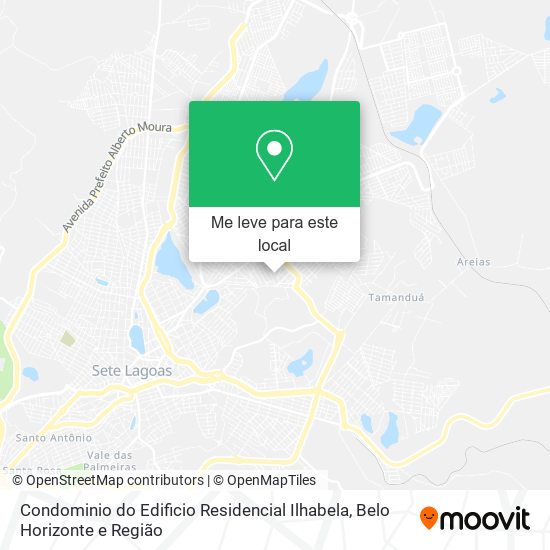 Condominio do Edificio Residencial Ilhabela mapa