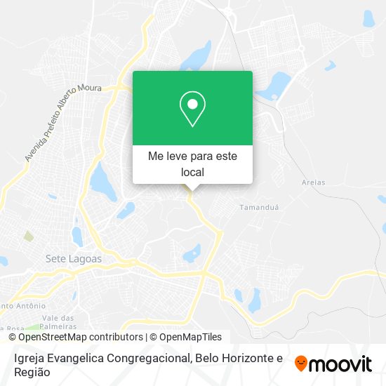 Igreja Evangelica Congregacional mapa