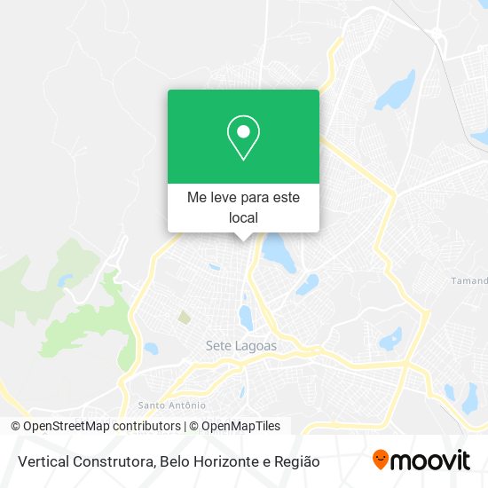 Vertical Construtora mapa