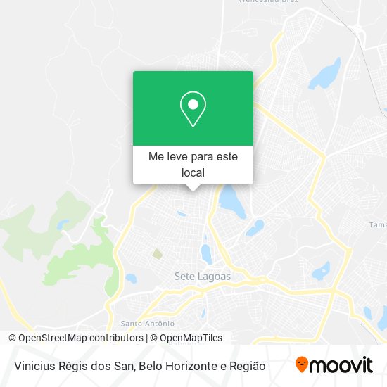 Vinicius Régis dos San mapa