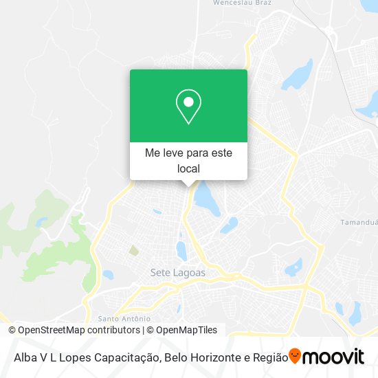 Alba V L Lopes Capacitação mapa