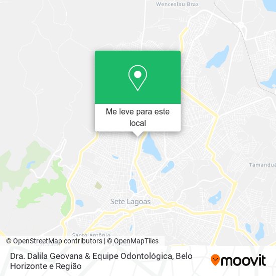 Dra. Dalila Geovana & Equipe Odontológica mapa