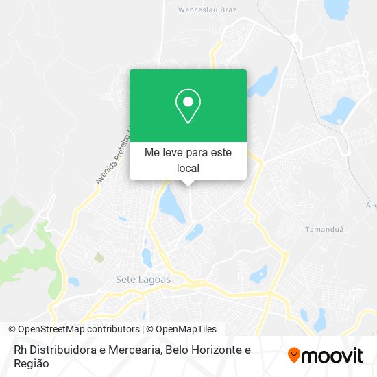 Rh Distribuidora e Mercearia mapa
