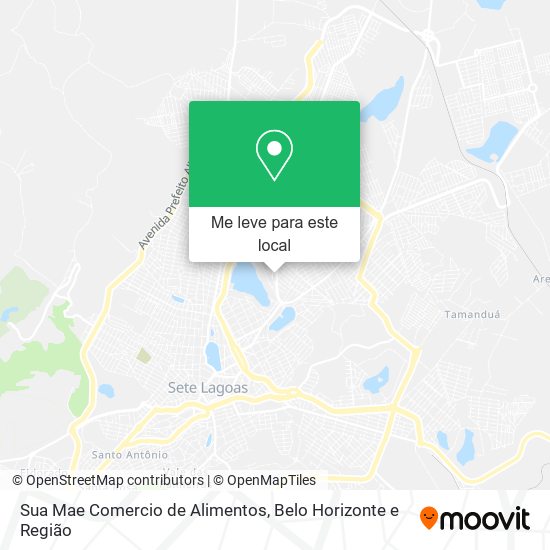 Sua Mae Comercio de Alimentos mapa