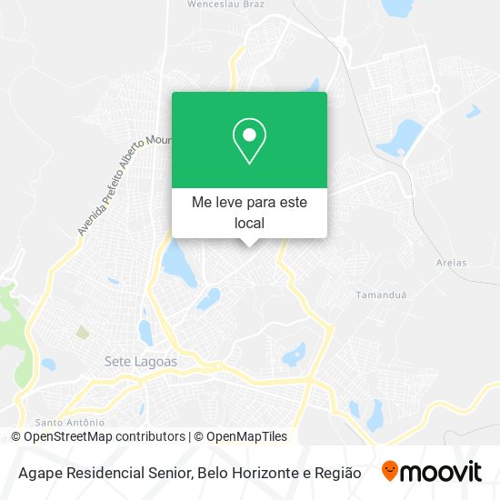 Agape Residencial Senior mapa