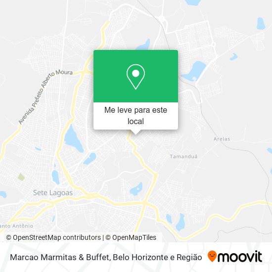 Marcao Marmitas & Buffet mapa