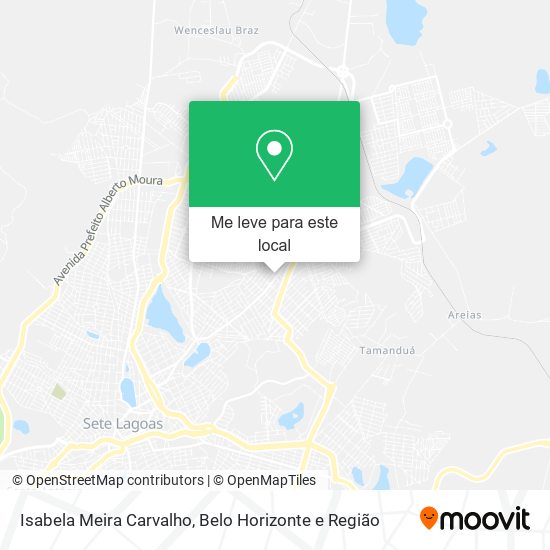 Isabela Meira Carvalho mapa