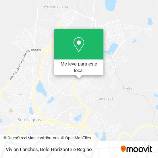 Vivian Lanches mapa