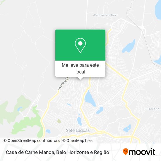 Casa de Carne Manoa mapa