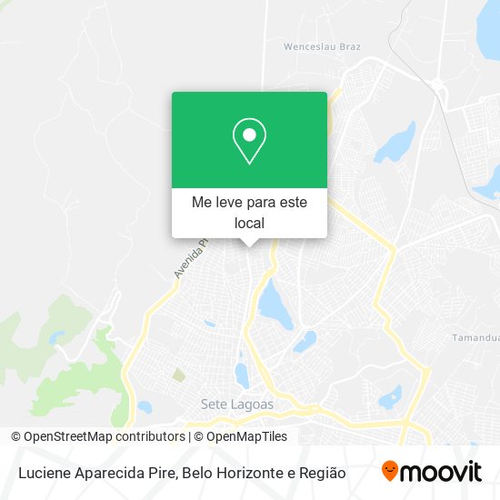 Luciene Aparecida Pire mapa