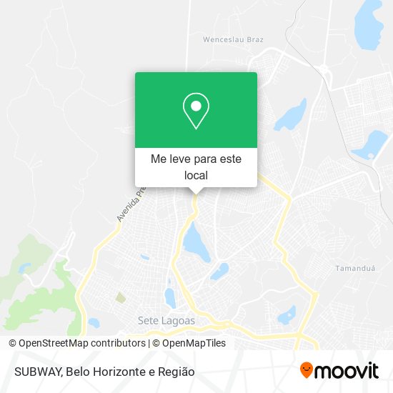 SUBWAY mapa