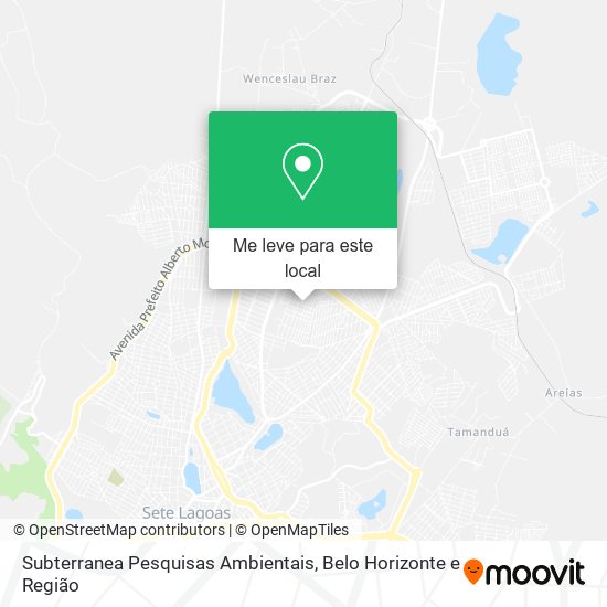 Subterranea Pesquisas Ambientais mapa