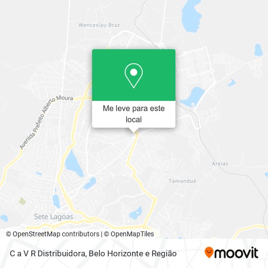 C a V R Distribuidora mapa