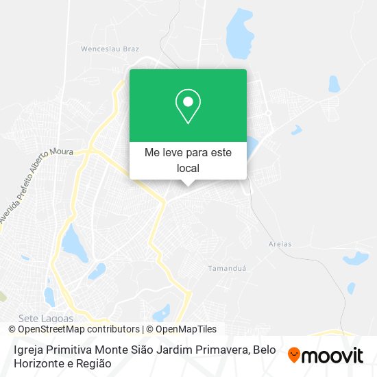 Igreja Primitiva Monte Sião Jardim Primavera mapa