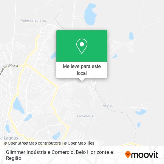 Glimmer Indústria e Comercio mapa