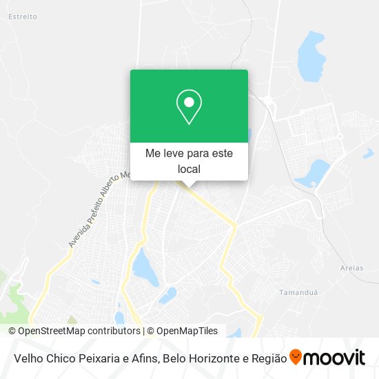 Velho Chico Peixaria e Afins mapa