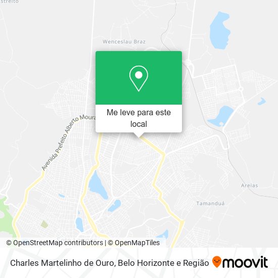Charles Martelinho de Ouro mapa