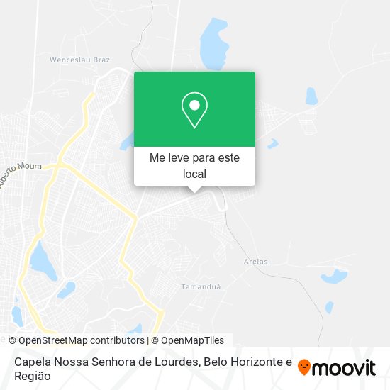 Capela Nossa Senhora de Lourdes mapa