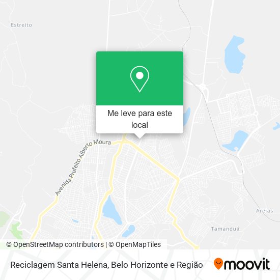 Reciclagem Santa Helena mapa