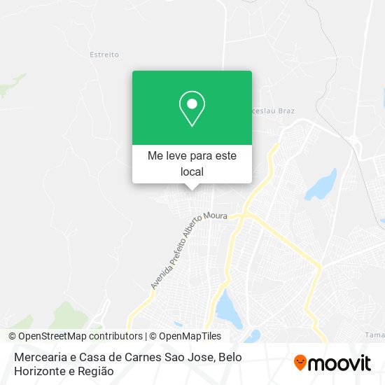 Mercearia e Casa de Carnes Sao Jose mapa