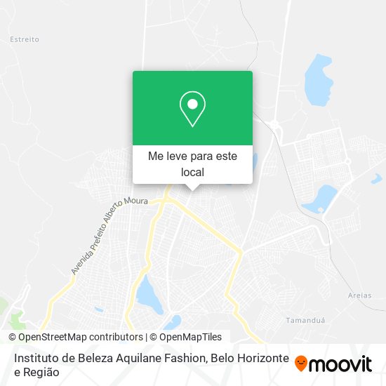 Instituto de Beleza Aquilane Fashion mapa