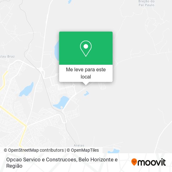 Opcao Servico e Construcoes mapa