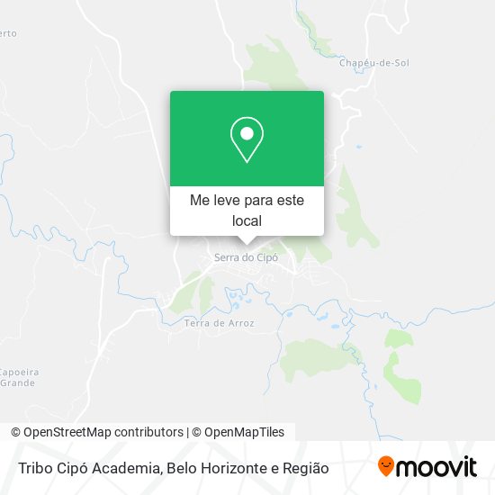 Tribo Cipó Academia mapa