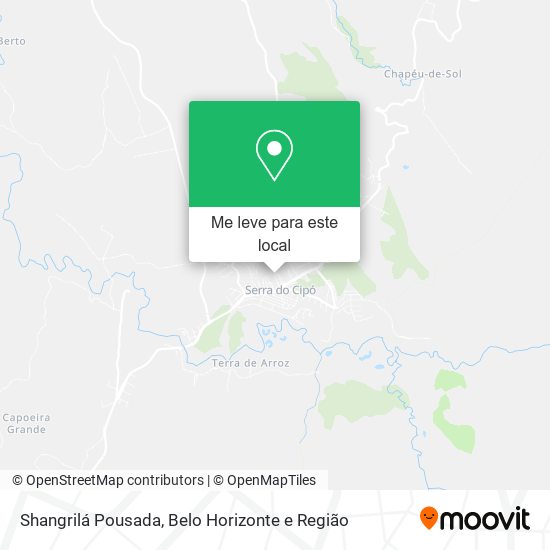 Shangrilá Pousada mapa